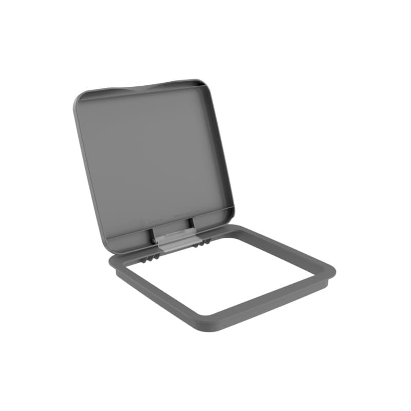 RV-LID Polymar Lid for 27 QT Waste Container, Gray