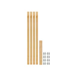 42-5/16" x 1-1/8" 4PILU Wood Pilaster System, Light Brown