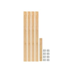 42-5/16" x 2-3/8" 4PILU Wood Pilaster System, Light Brown