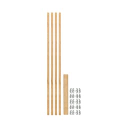 49-7/8" x 7/8" 4PILU Wood Pilaster System, Light Brown