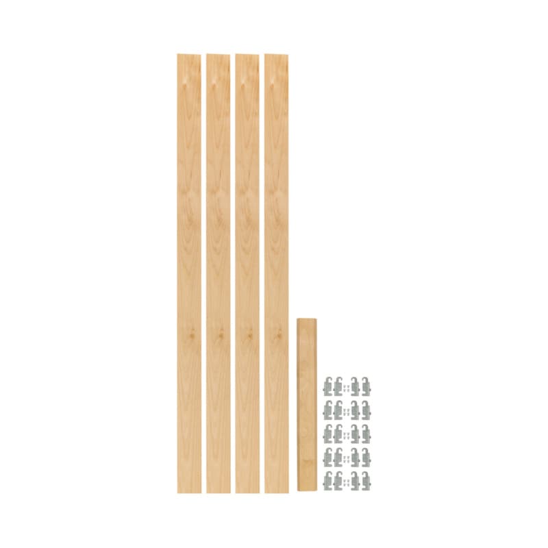 49-7/8" x 2-3/8" 4PILU Wood Pilaster System, Light Brown