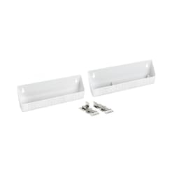 6572 11" White Sink Front Tip-Out Tray with Hinge