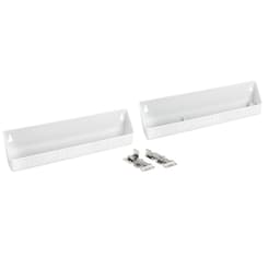 6572 14" White Sink Front Tip-Out Tray with Hinge