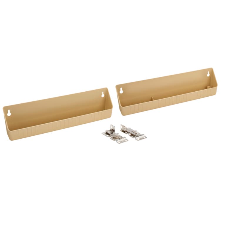 6572 14" Almond Sink Front Tip-Out Tray with Hinge