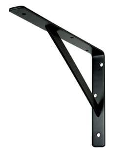 14-3/16" Heavy Duty L-Bracket, Black Finish