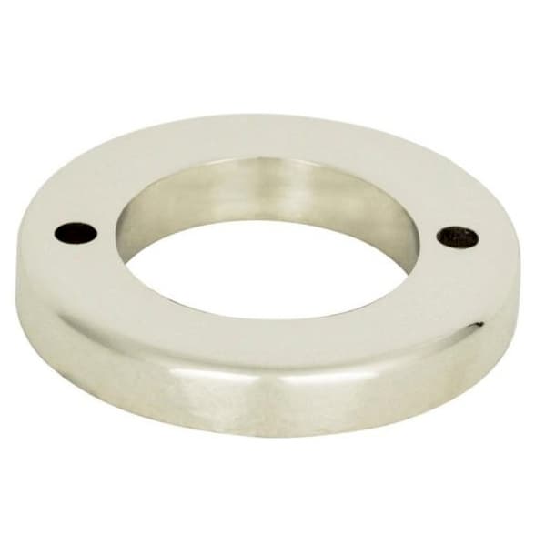 LEAU RND BASE 1 7/16" POL NCKL, 388-PN