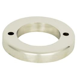 LEAU RND BASE 1 7/16" POL NCKL, 388-PN