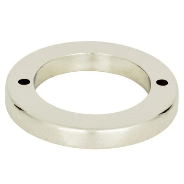 LEAU RND BASE 1 7/8" POL NCKL, 389-PN