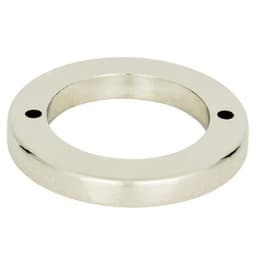 LEAU RND BASE 1 7/8" POL NCKL, 389-PN