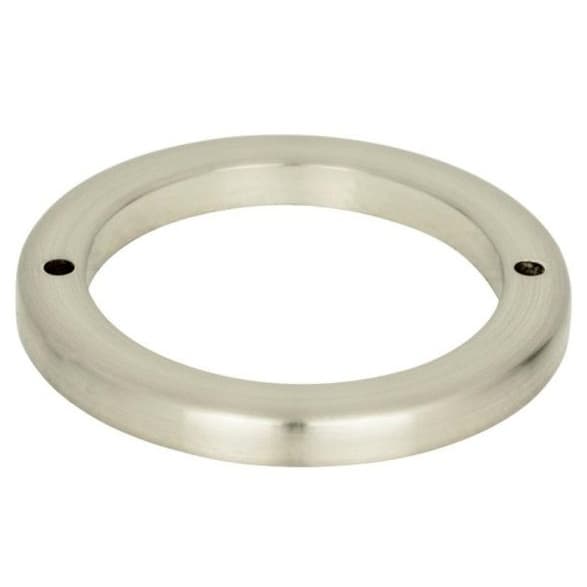 LEAU RND BASE 2 1/2" BRSH NCKL, 390-BN