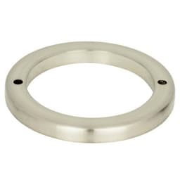 LEAU RND BASE 2 1/2" BRSH NCKL, 390-BN