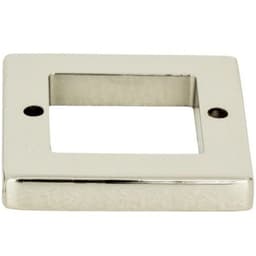 LEAU SQR BASE 1 7/16" POL NCKL, 392-PN