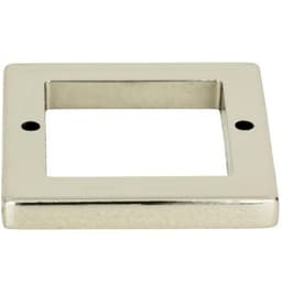 LEAU SQR BASE 1 7/8" POL NCKL, 393-PN