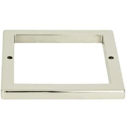 LEAU SQR BASE 3" POL NCKL, 395-PN