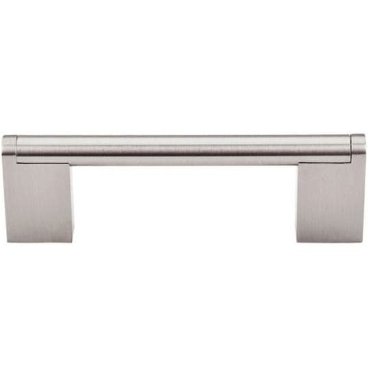 3-3/4" Princetonian Bar Pull, Brushed Satin Nickel