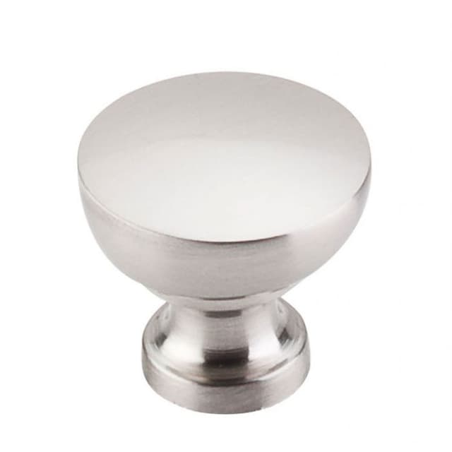 1-1/4" Asbury Bergen Knob, Brushed Satin Nickel