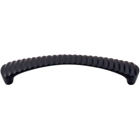 5-1/16" Nouveau Grooved Pull, Flat Black