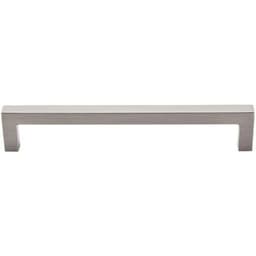 6-5/16" Asbury Square Bar Pull, Brushed Satin Nickel