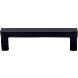 3-3/4" Nouveau Square Bar Pull, Flat Black