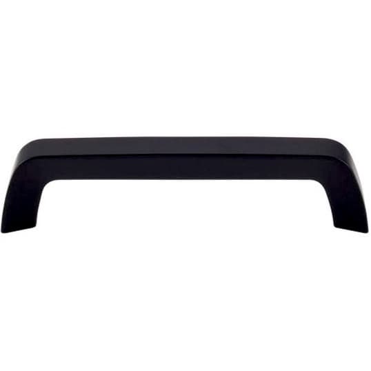 5-1/16" Nouveau Tapered Bar Pull, Flat Black