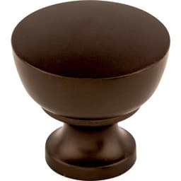 1-1/4" Asbury Bergen Knob, Oil-Rubbed Bronze, 1-1/4" Length