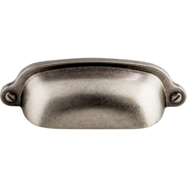 2-9/16" Dakota Charlotte Cup Pull, Pewter Antique