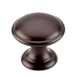 1-1/4" Dakota Round Knob, Oil-Rubbed Bronze