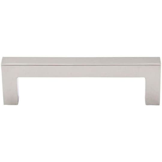 3-3/4" Asbury Square Bar Pull, Polished Nickel