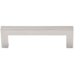 3-3/4" Asbury Square Bar Pull, Polished Nickel