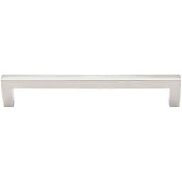 6-5/16" Asbury Square Bar Pull, Polished Nickel