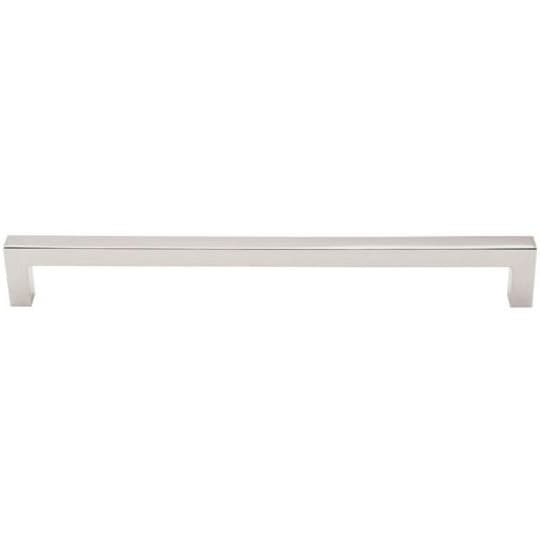 8-13/16" Asbury Square Bar Pull, Polished Nickel