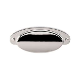 2-9/16" Asbury Dakota Cup Pull, Polished Nickel