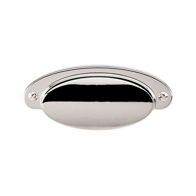 2-9/16" Asbury Dakota Cup Pull, Polished Nickel