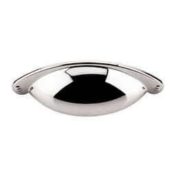 2-1/2" Asbury Arendal Cup Pull, Polished Nickel
