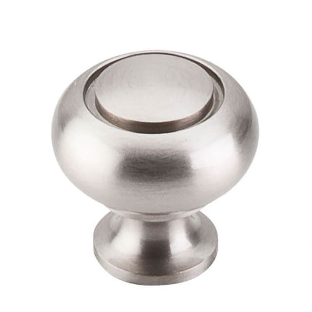 1-1/4" Asbury Ring Knob, Brushed Satin Nickel