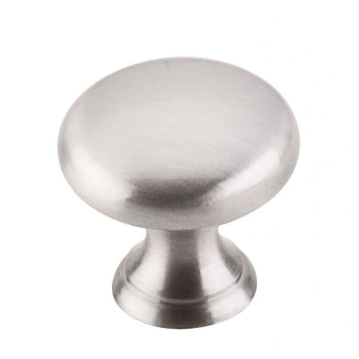 15/16" Asbury Mushroom Knob, Brushed Satin Nickel
