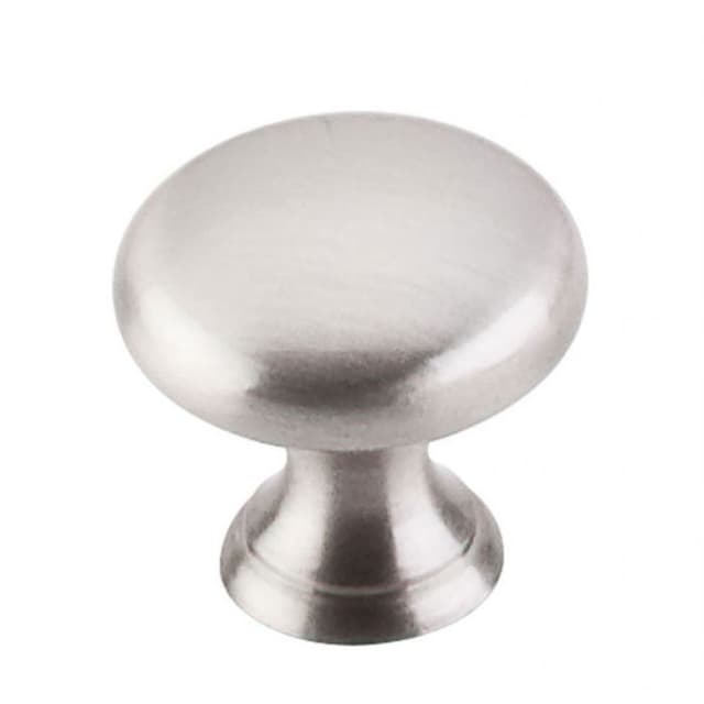 15/16" Asbury Mushroom Knob, Brushed Satin Nickel
