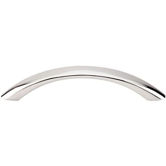3-3/4" Asbury Nouveau Bow Pull, Polished Nickel