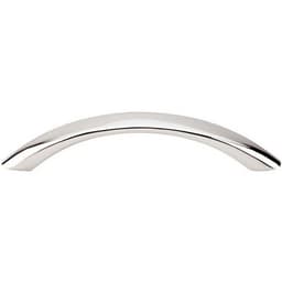 3-3/4" Asbury Nouveau Bow Pull, Polished Nickel