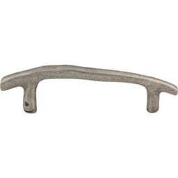 3-1/2" Aspen Twig Pull, Silicon Bronze Light
