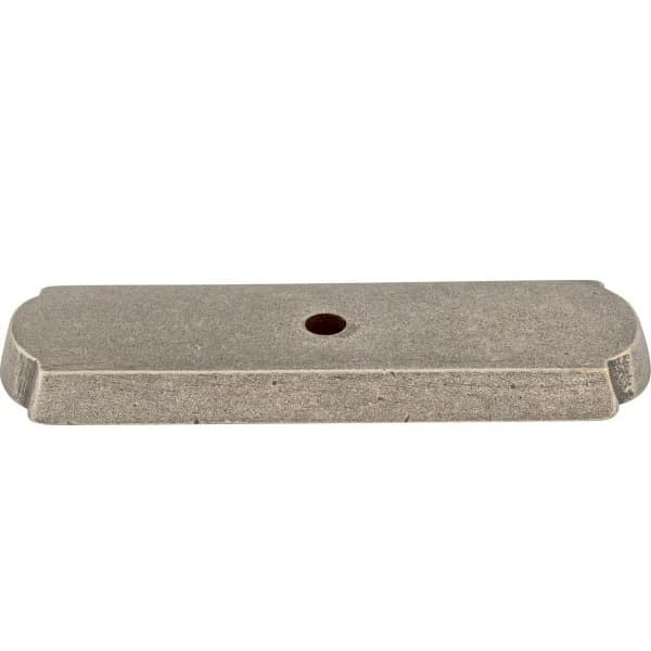 RECT BCKPLT 2 1/2" SILICON BRNZ LT, M1430