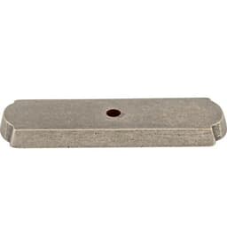 RECT BCKPLT 2 1/2" SILICON BRNZ LT, M1430
