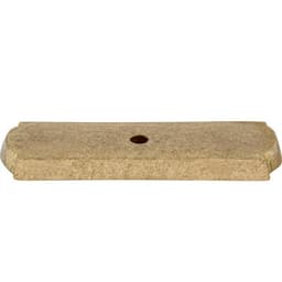 RECT BCKPLT 2 1/2" LT BRNZ, M1431