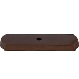 RECT BCKPLT 2 1/2" MHGNY BRNZ, M1433