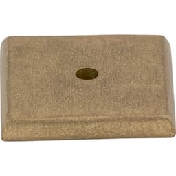 SQR BCKPLT 1 1/4" LT BRNZ, M1451