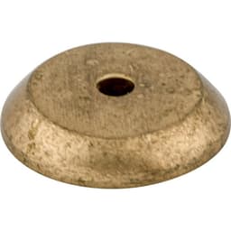 RND BCKPLT 7/8" LT BRNZ, M1456