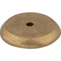 RND BCKPLT 1 1/4" LT BRNZ, M1461