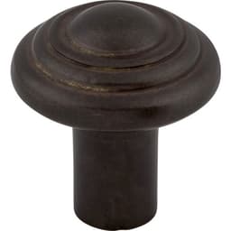 1-1/4" Aspen Button Knob, Medium Bronze