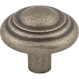 1-3/4" Aspen Button Knob, Silicon Bronze Light