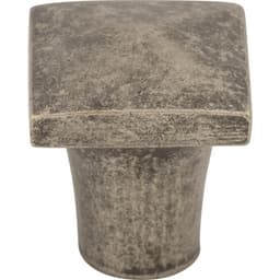 3/4" Aspen Square Knob, Silicon Bronze Light